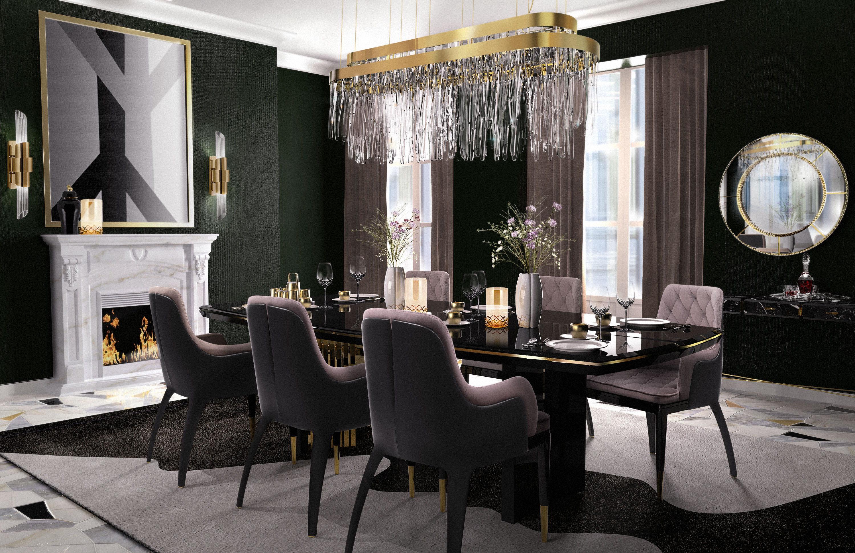 Few interesting ideas to make your Dining room elegant